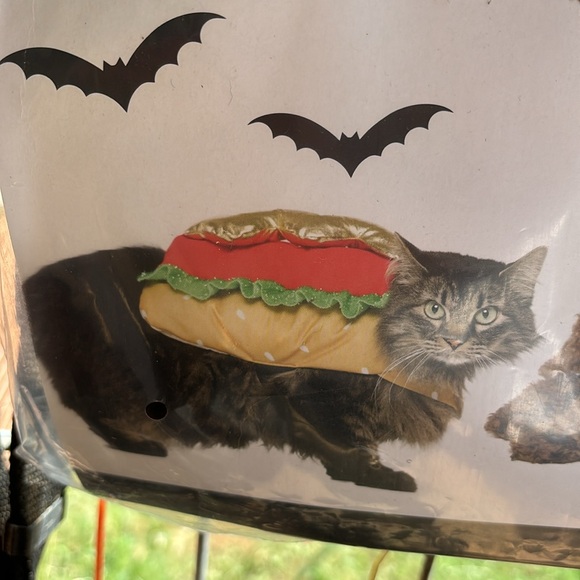 NWT Vibrant Life Halloween HotDog Costume Jack Russell Pug Shih Tzu Cat Back 13” - Picture 14 of 16